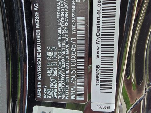 Used 2012 BMW 650i xDrive Convertible AWD/4WD image 3