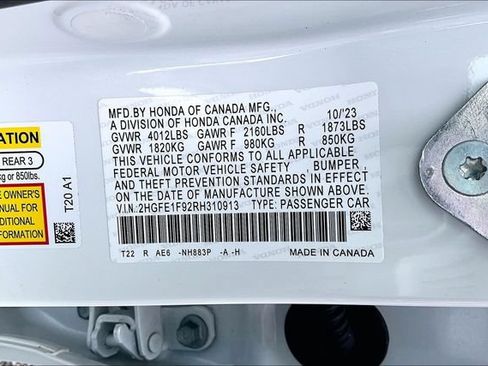 Used 2024 Honda Civic Touring image 16
