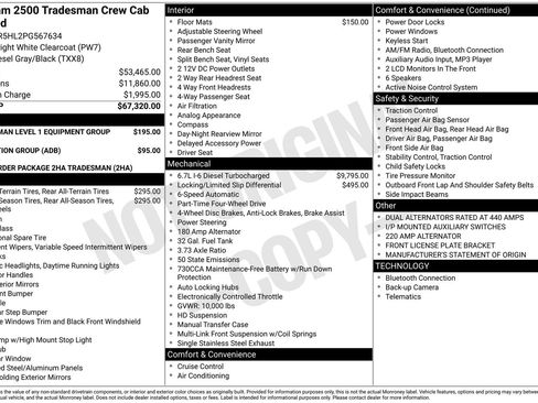Used 2023 RAM 2500 Tradesman image 6