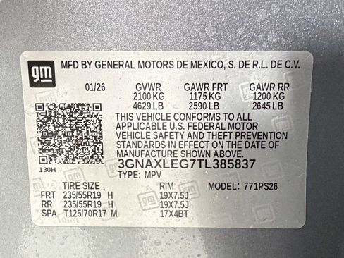 New 2026 Chevrolet Equinox RS w/ Convenience Package III FWD image 28