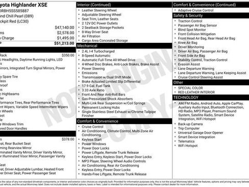 Certified 2025 Toyota Highlander XSE image 5