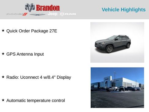 Used 2022 Jeep Cherokee Trailhawk AWD/4WD image 2