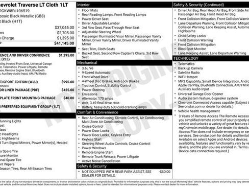 Used 2023 Chevrolet Traverse LT FWD image 7