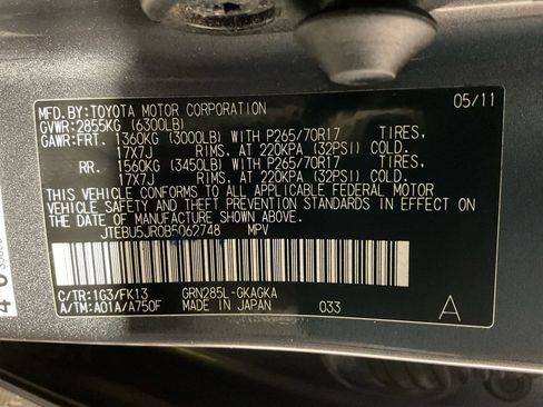 Used 2011 Toyota 4Runner SR5 w/ Convenience Pkg AWD/4WD image 35