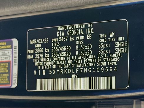 Used 2022 Kia Sorento SX Prestige image 37