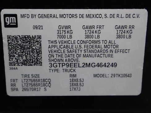 Used 2021 GMC Sierra 1500 AT4 image 41