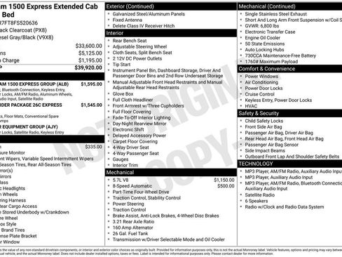 Used 2015 RAM 1500 Express w/ Black Ram 1500 Express Group AWD/4WD image 6
