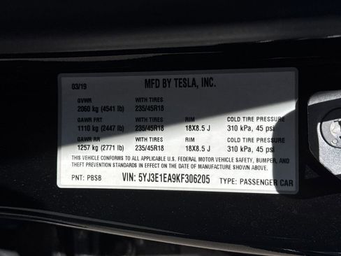 Used 2019 Tesla Model 3 RWD image 26