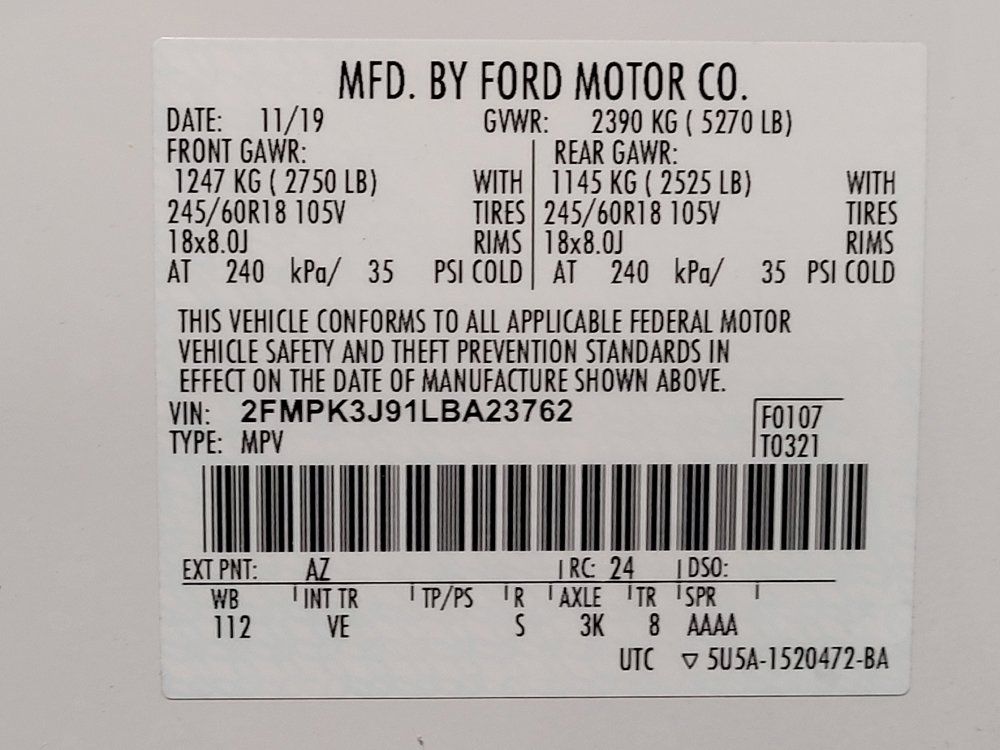 Used 2020 Ford Edge SEL w/ Convenience Package FWD image 33