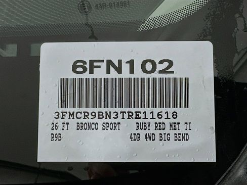 New 2026 Ford Bronco Sport Big Bend w/ Convenience Package AWD/4WD image 22