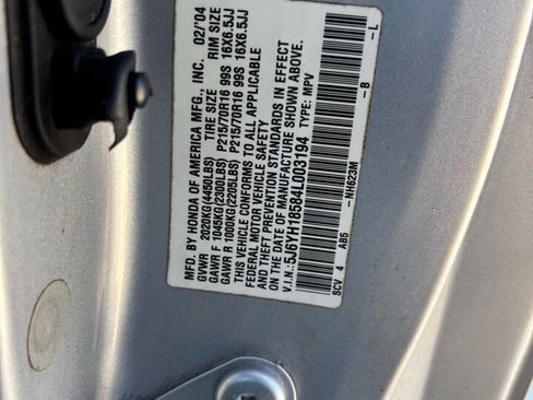 Used 2004 Honda Element EX image 9