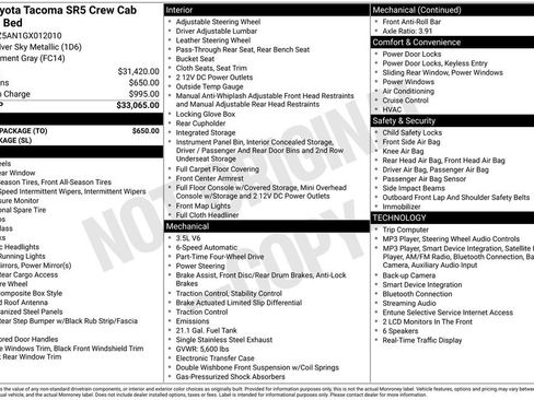 Used 2016 Toyota Tacoma SR5 w/ Towing Package AWD/4WD image 49