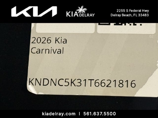 Used 2026 Kia Carnival EX FWD image 5
