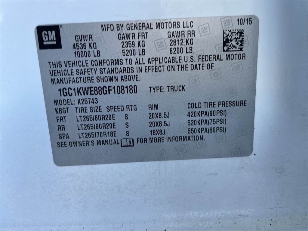 Used 2016 Chevrolet Silverado 2500 LTZ w/ Duramax Plus Package AWD/4WD image 52