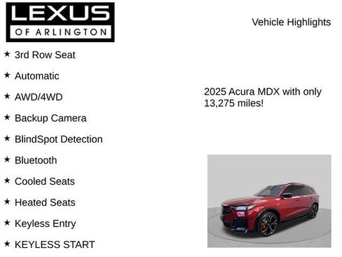 Used 2025 Acura MDX Type S w/ Advance Package AWD/4WD image 7
