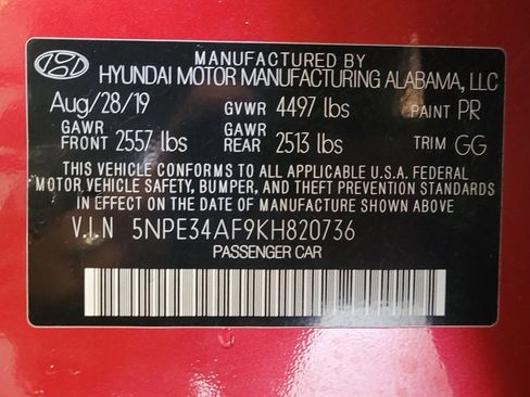 Used 2019 Hyundai Sonata SEL image 33