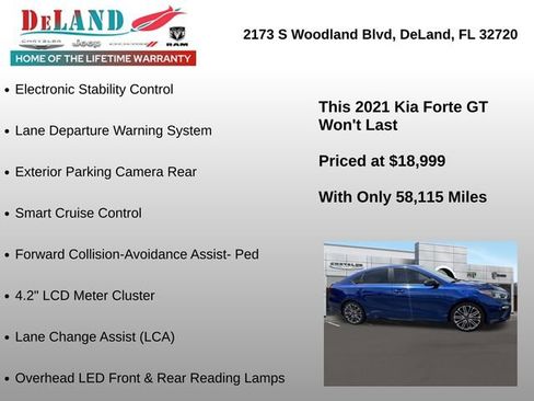 Used 2021 Kia Forte GT w/ GT2 Package image 4