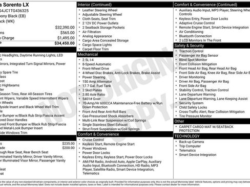 New 2026 Kia Sorento LX image 6