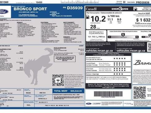 Used 2023 Ford Bronco Sport Heritage Limited AWD/4WD image 31