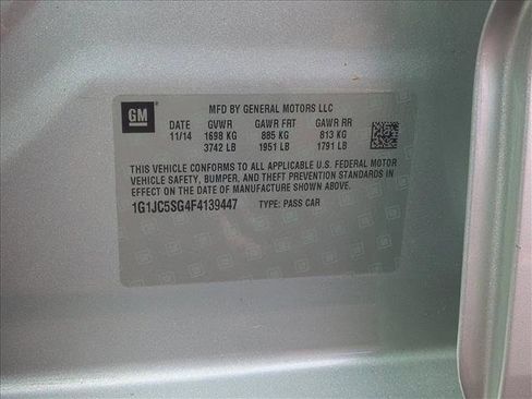 Used 2015 Chevrolet Sonic LT image 22