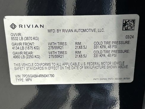 Used 2024 Rivian R1S Adventure Quad AWD/4WD image 40