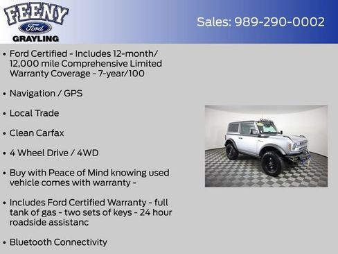 Used 2021 Ford Bronco Black Diamond AWD/4WD image 4