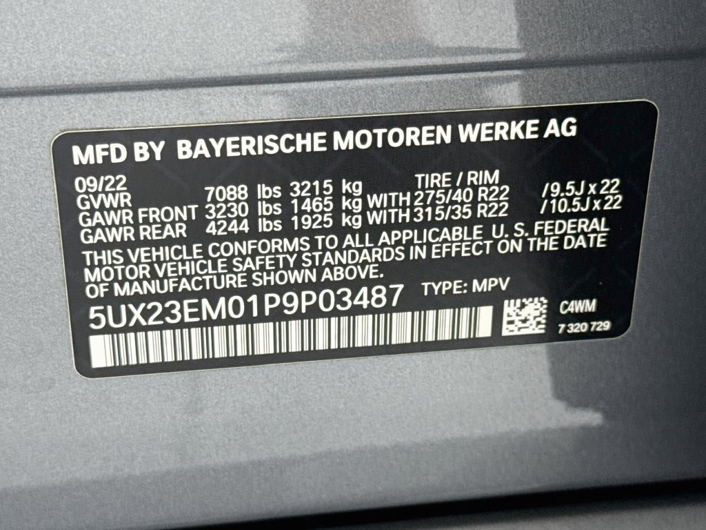 Certified 2023 BMW X7 xDrive40i w/ Executive Package AWD/4WD image 35