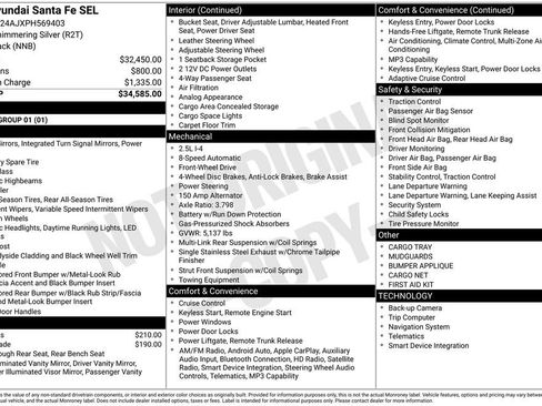 Used 2023 Hyundai Santa Fe SEL image 7