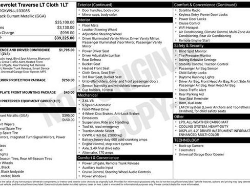 Used 2018 Chevrolet Traverse LT FWD image 2