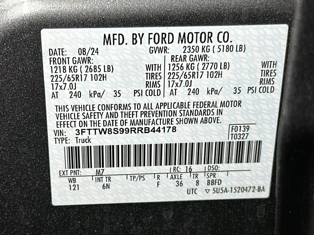 Certified 2024 Ford Maverick Lariat w/ FX4 Off-Road Package AWD/4WD image 21