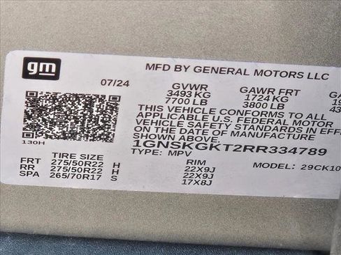 Used 2024 Chevrolet Suburban High Country w/ Advanced Technology Package image 26