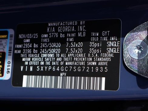 New 2025 Kia Telluride S image 43