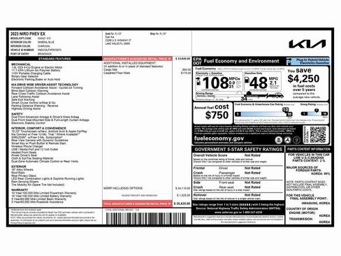 Used 2023 Kia Niro EX image 2
