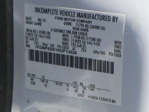 Used 2019 Ford F650 2WD Regular Cab Super Duty image 39