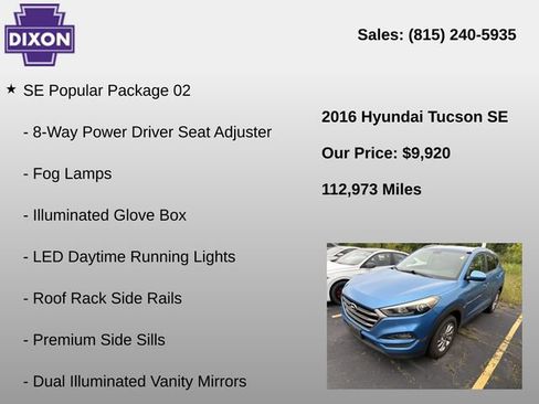 Used 2016 Hyundai Tucson SE w/ Option Group 02 AWD/4WD image 4