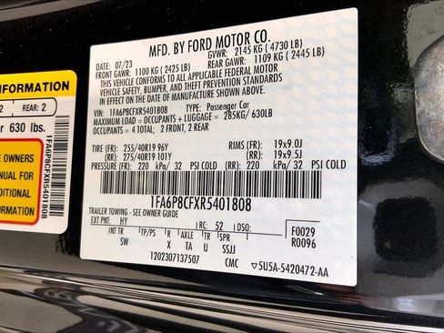 Used 2024 Ford Mustang GT Premium w/ GT Performance Package RWD image 8