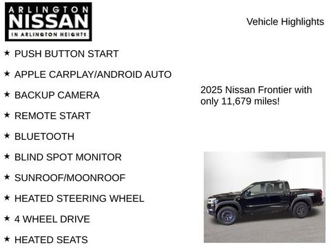 Certified 2025 Nissan Frontier PRO-4X w/ Pro Premium Package AWD/4WD image 8