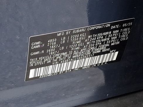 Used 2025 Subaru Outback Onyx Edition AWD/4WD image 26