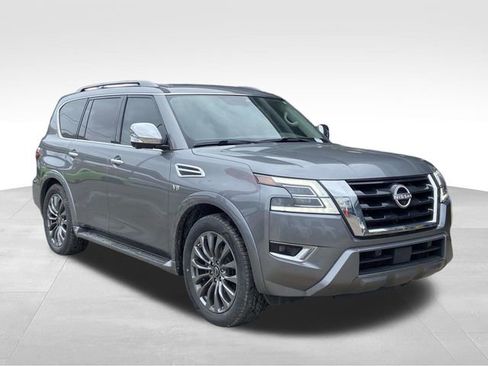 Used 2021 Nissan Armada Platinum w/ Captain's Chairs Package image 6