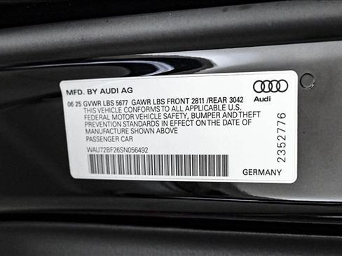 New 2025 Audi A6 Premium Plus image 24