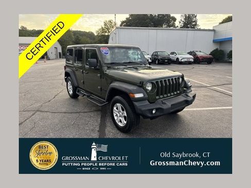 Used 2022 Jeep Wrangler Unlimited Sport AWD/4WD image 1