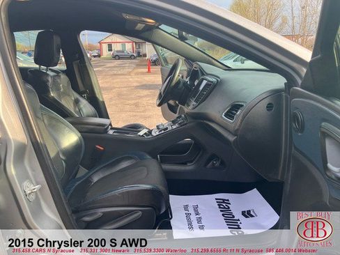 Used 2015 Chrysler 200 S w/ Navigation & Sound Group I AWD/4WD image 13