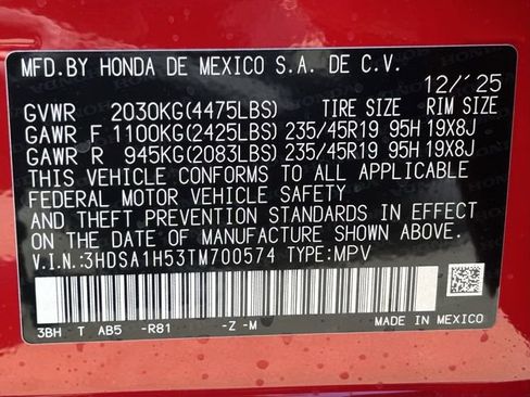 New 2026 Acura ADX A-Spec FWD image 37