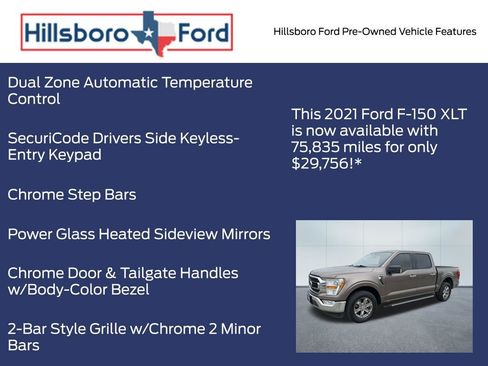 Used 2021 Ford F150 XLT w/ Equipment Group 301A Mid RWD image 13