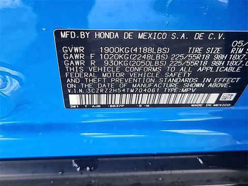 Certified 2026 Honda HR-V Sport image 14