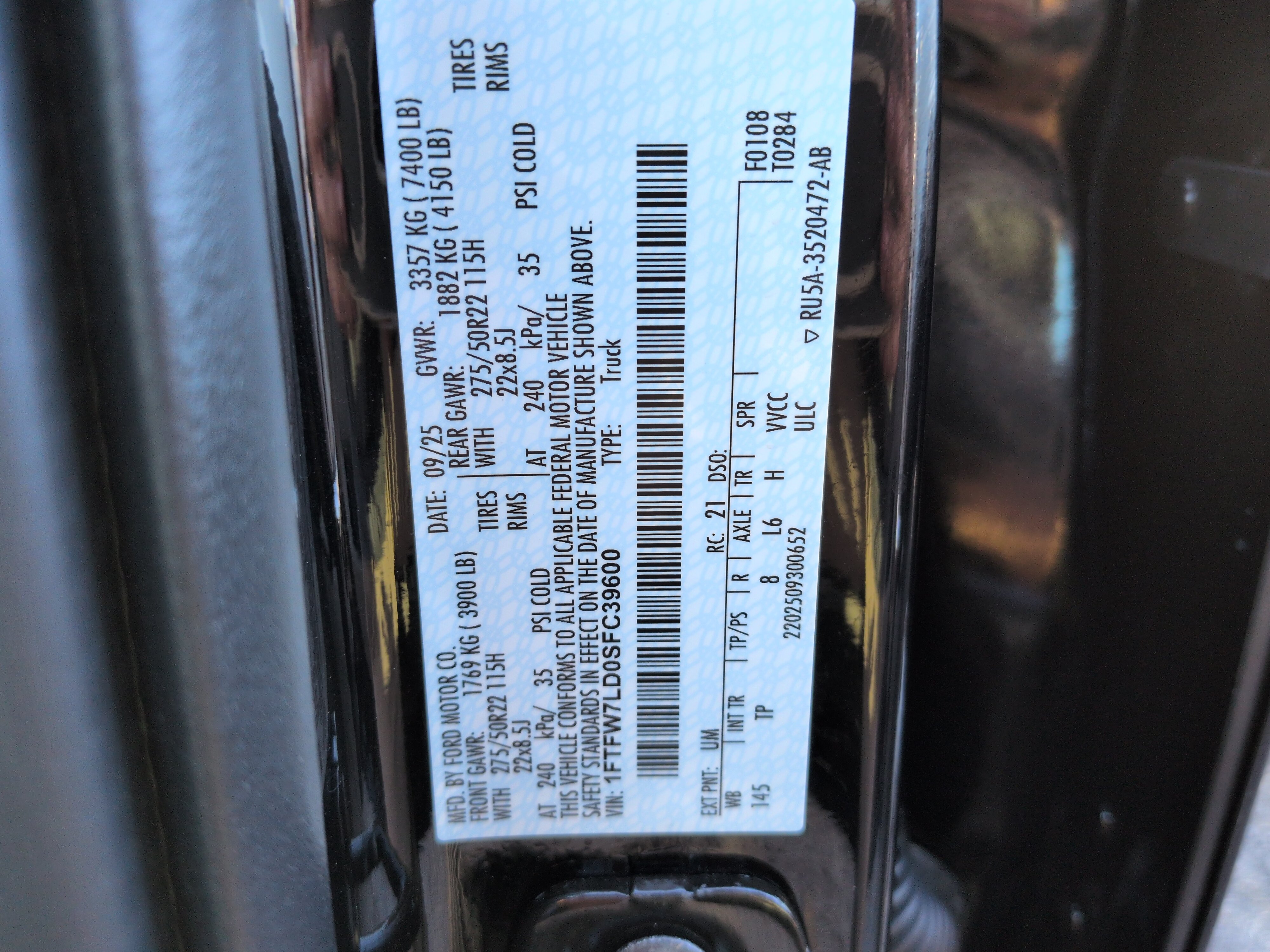 Used 2025 Ford F150 Platinum w/ Equipment Group 703A Plus AWD/4WD image 29