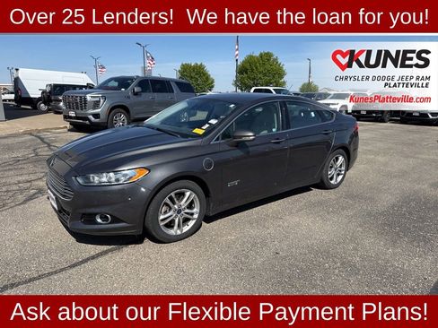 Used 2016 Ford Fusion Energi Titanium w/ Driver Assist Package FWD image 19