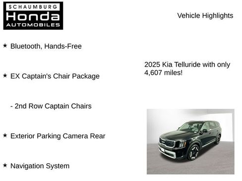 Used 2025 Kia Telluride EX w/ EX Captain's Chair Package image 8