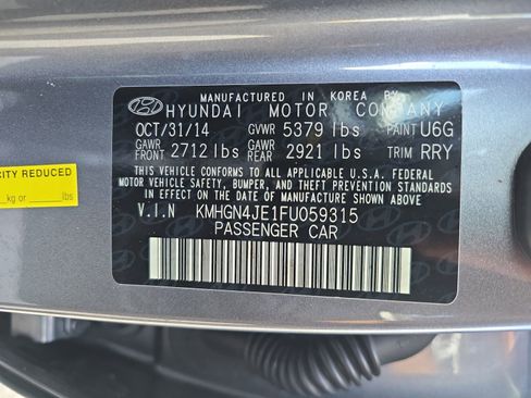 Used 2015 Hyundai Genesis 3.8 w/ Option Group 03 image 39