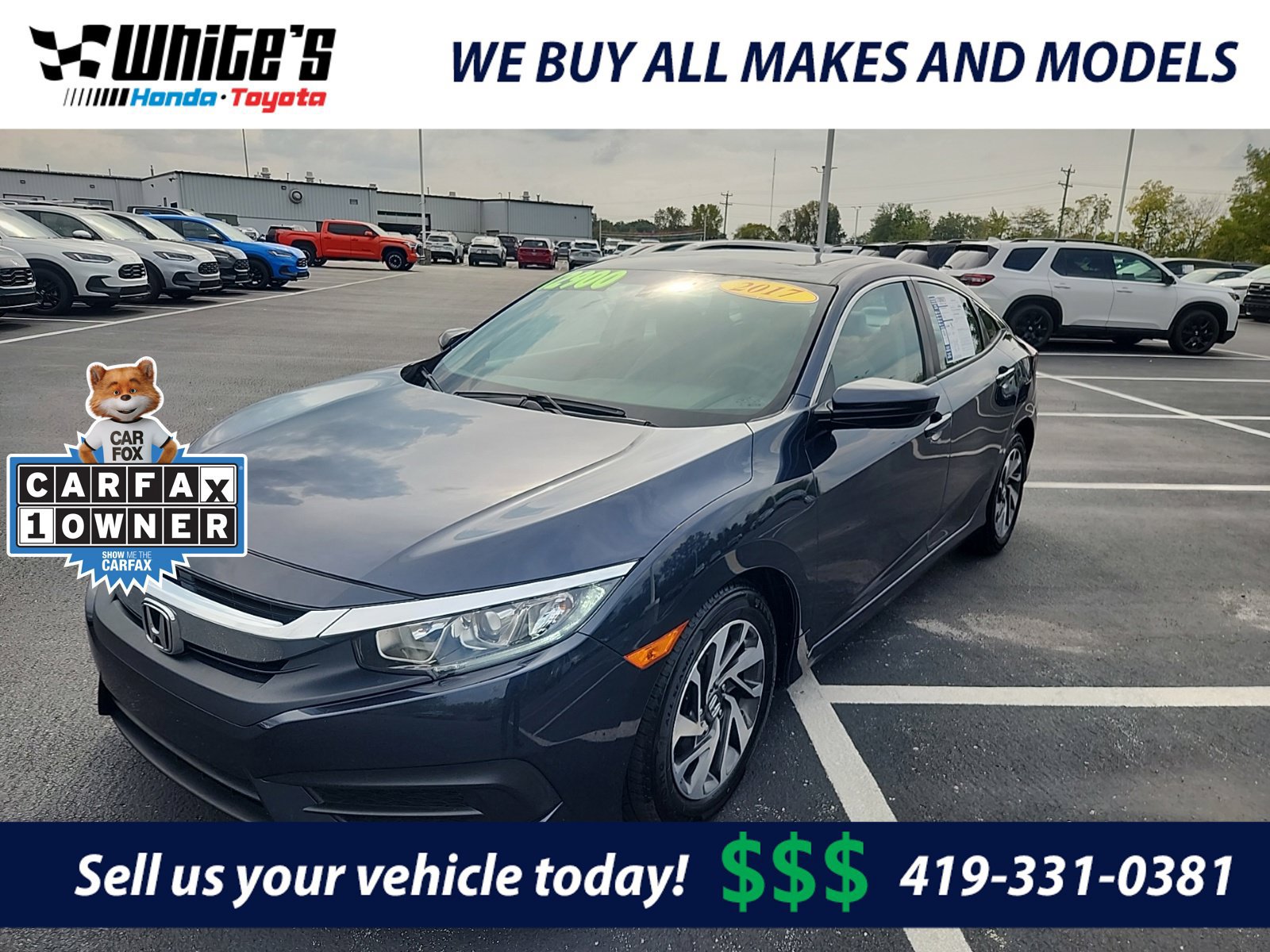 Used 2017 Honda Civic EX image 1